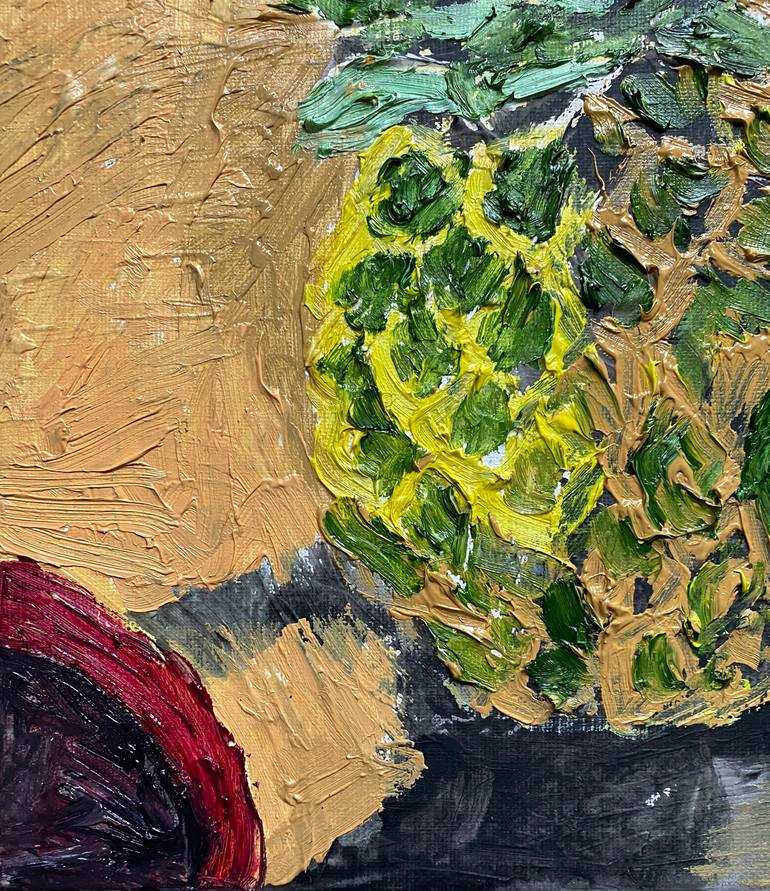 Original Expressionism Still Life Painting by Anastasia Miasnikova