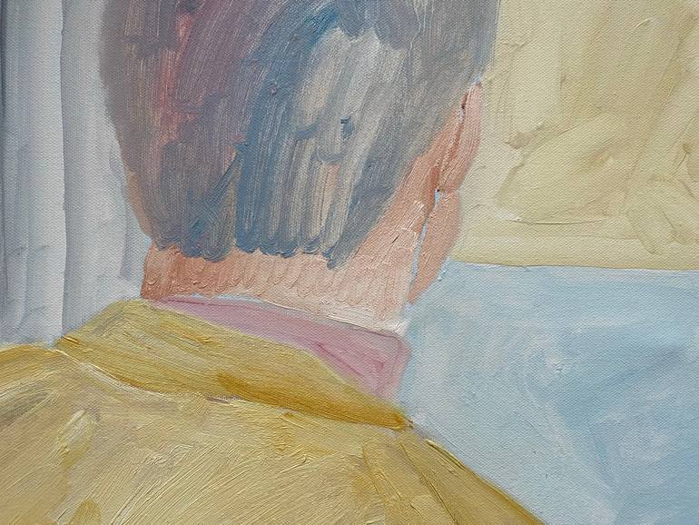 Original Expressionism People Painting by Anastasia Miasnikova