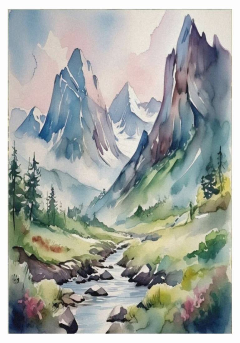Original Contemporary Nature Paintings by Supriya M