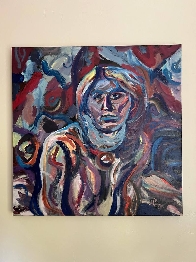 Original Contemporary Women Painting by Matthew Plaza