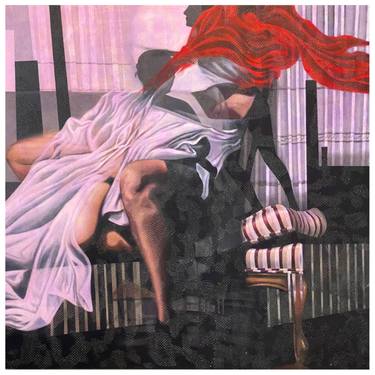 Original Conceptual Women Mixed Media by Mojgan Eskandari
