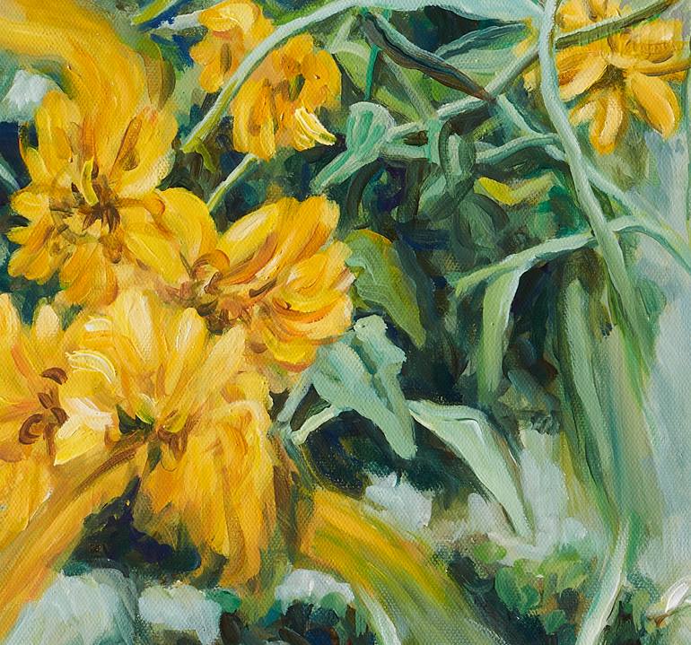Original Contemporary Floral Painting by Soojin Kim