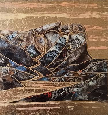 Original Symbolism Landscape Mixed Media by Mille Ali