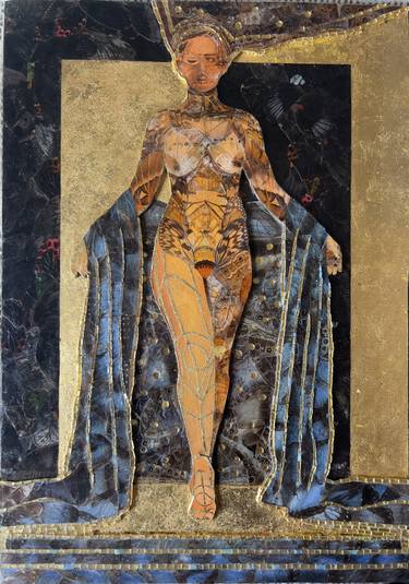 Original Art Deco Body Mixed Media by Mille Ali
