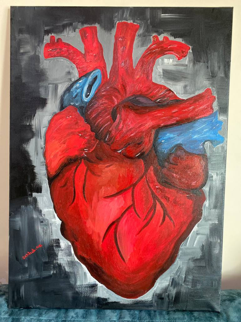 Original Abstract Health & Beauty Painting by Sakha'A Bawaneh
