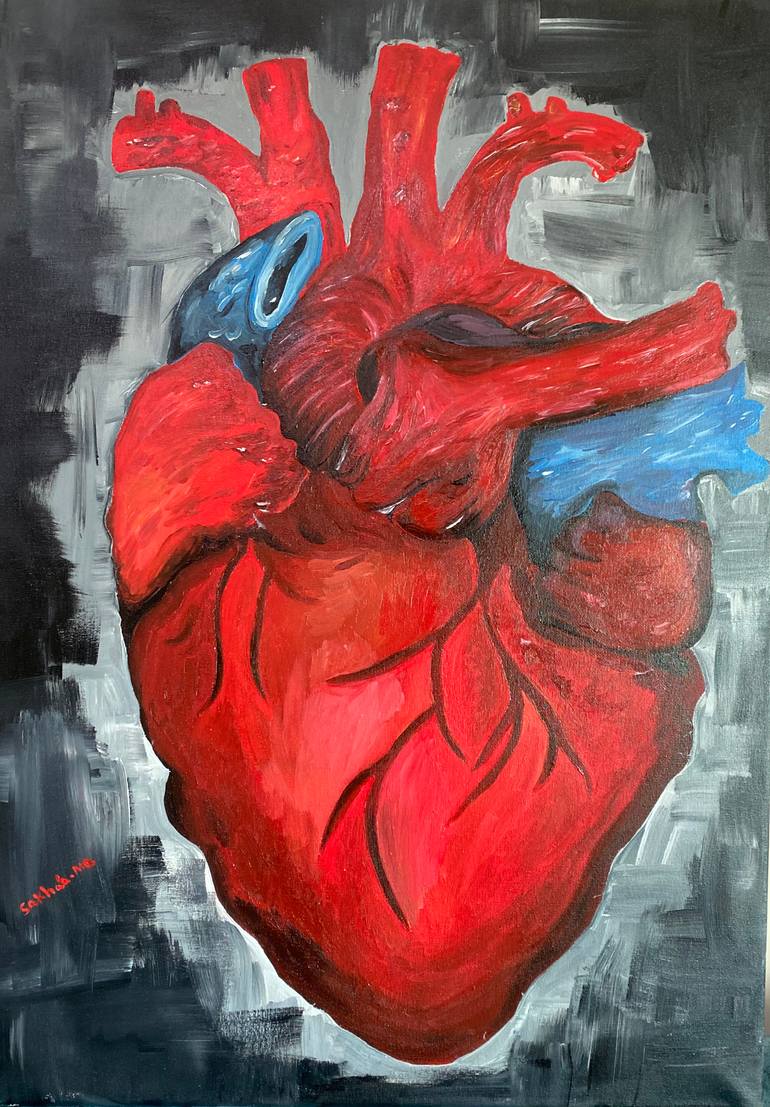 Original Abstract Health & Beauty Painting by Sakha'A Bawaneh
