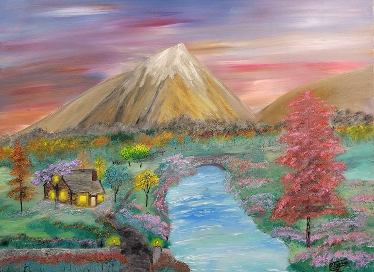Print of Impressionism Landscape Paintings by Ron Turner