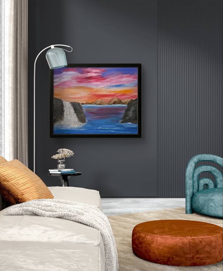 Original Impressionism Landscape Painting by Ron Turner