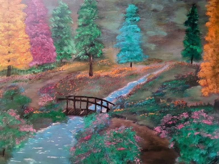 Print of Impressionism Landscape Paintings by Ron Turner
