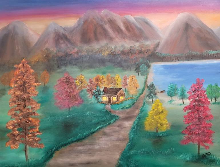 Print of Impressionism Landscape Paintings by Ron Turner