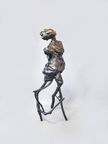 Original Expressionism Women Sculpture by Somaye Khavary
