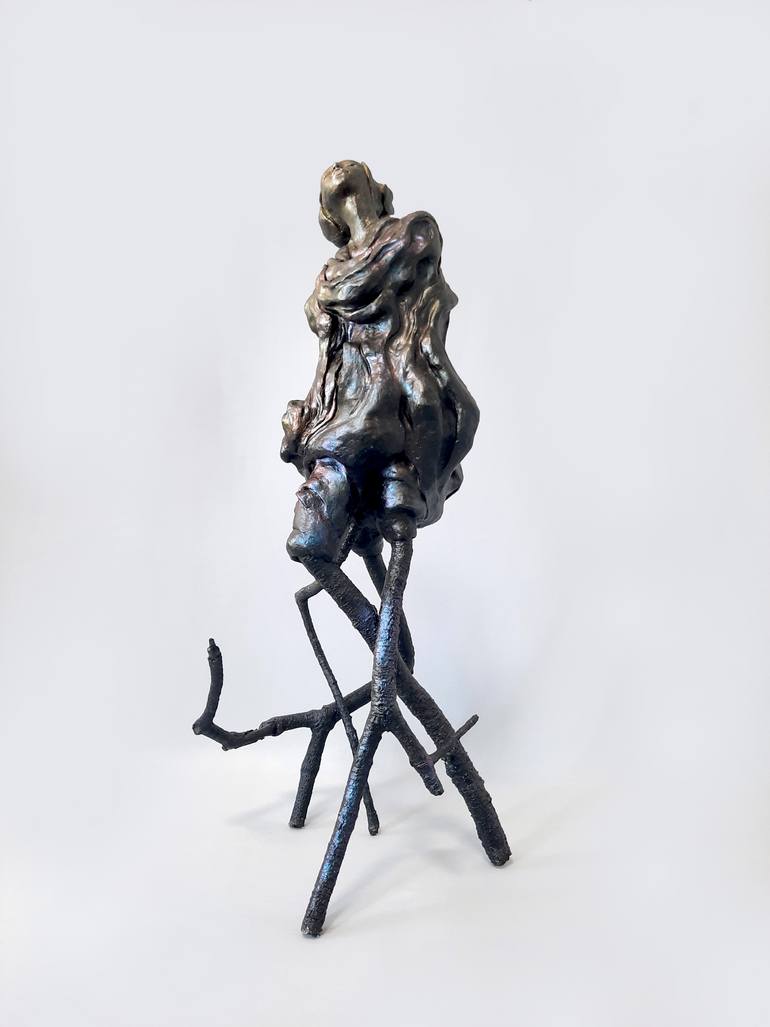 Original Expressionism Women Sculpture by Somaye Khavary