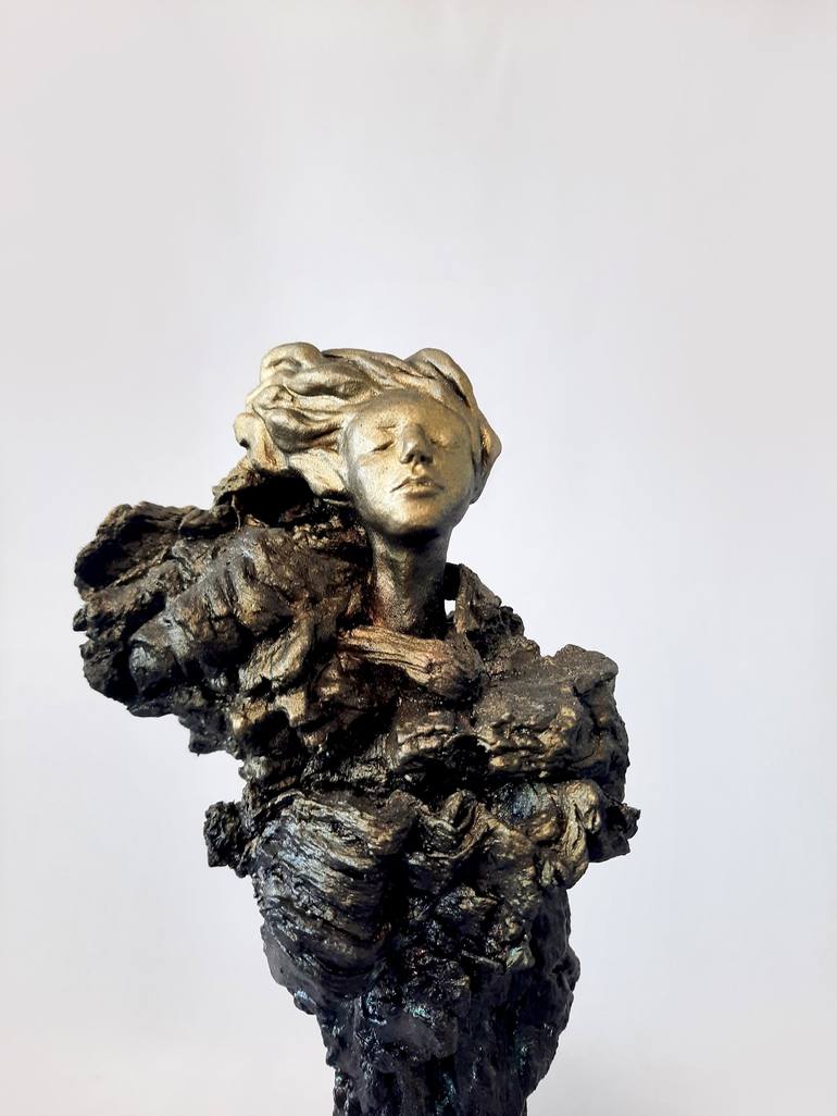 Original Abstract Expressionism Women Sculpture by Somaye Khavary