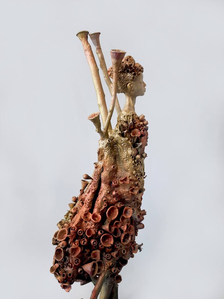 Original Abstract Expressionism Women Sculpture by Somaye Khavary