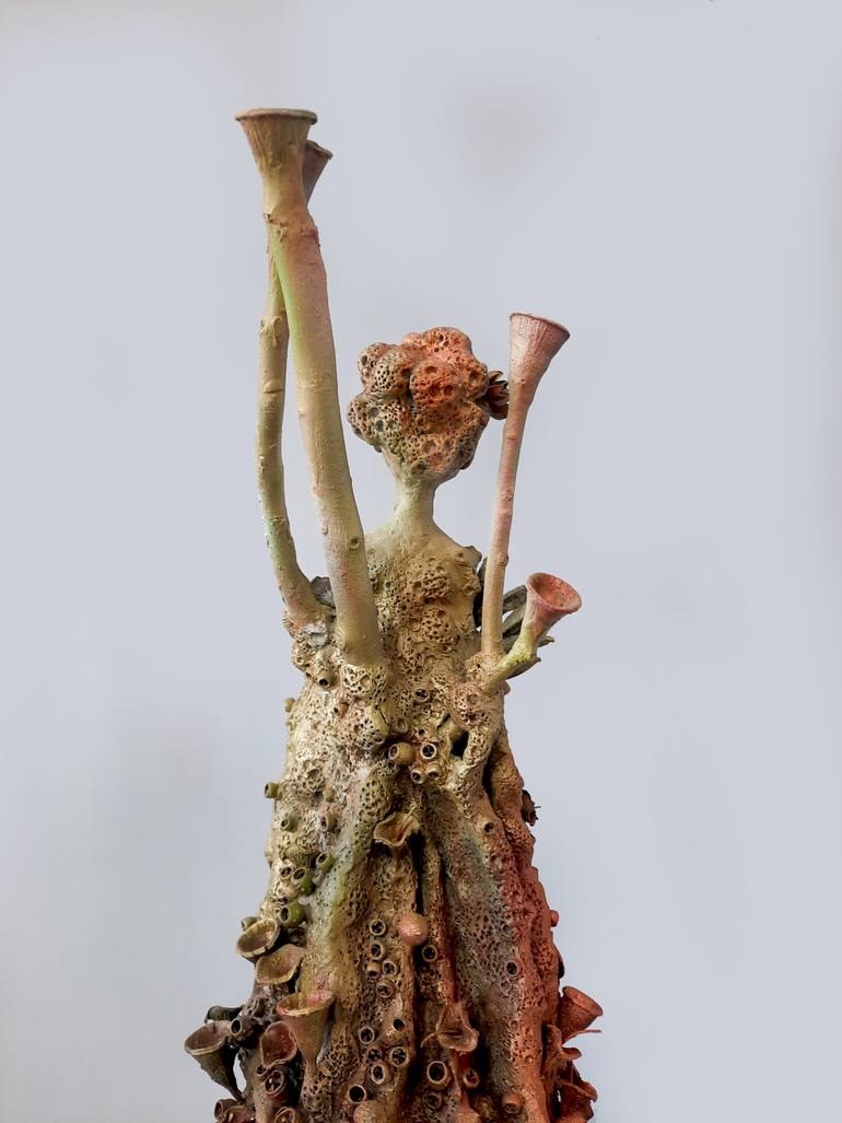 Original Abstract Expressionism Women Sculpture by Somaye Khavary