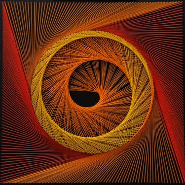 Original Art Deco Geometric Mixed Media by Norberto Bernasconi