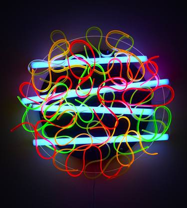 Original Contemporary Light Sculpture by Selçuk Dizlek
