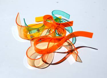 Original Pop Art Light Sculpture by Selçuk Dizlek