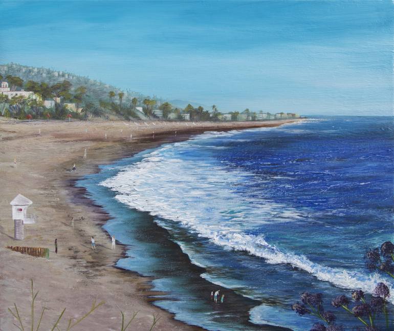Original Realism Beach Paintings by John VeličKović