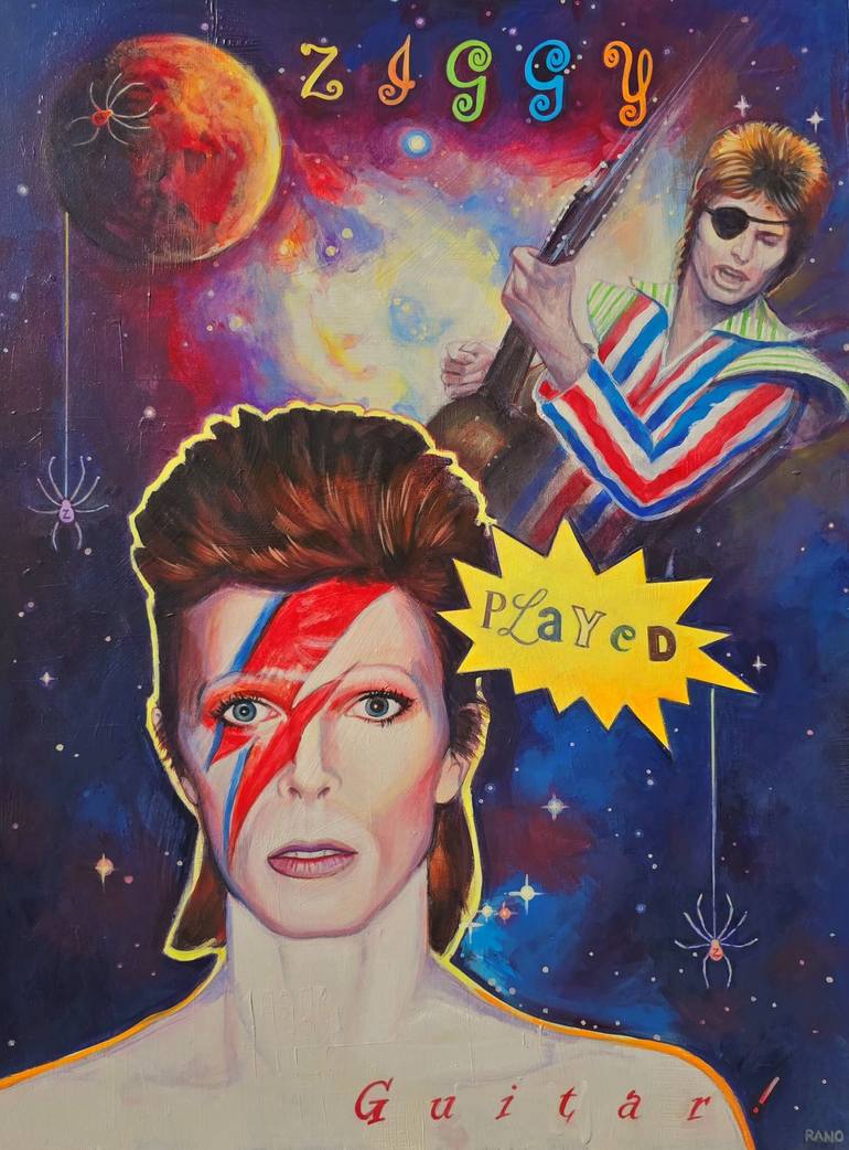 Original Pop Art Pop Culture/Celebrity Paintings by Dennis Rano