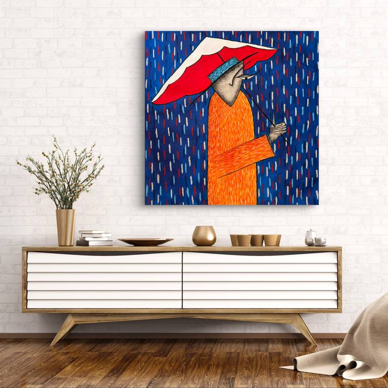 Original Abstract Expressionism Abstract Painting by Ahmed Art