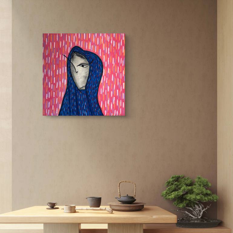 Original Abstract Expressionism Abstract Painting by Ahmed Art