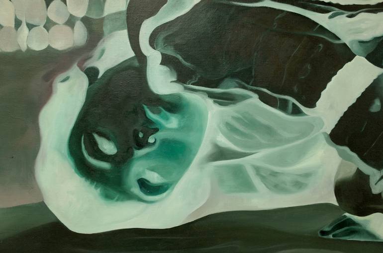 Original Figurative Cinema Painting by Adrian Novac