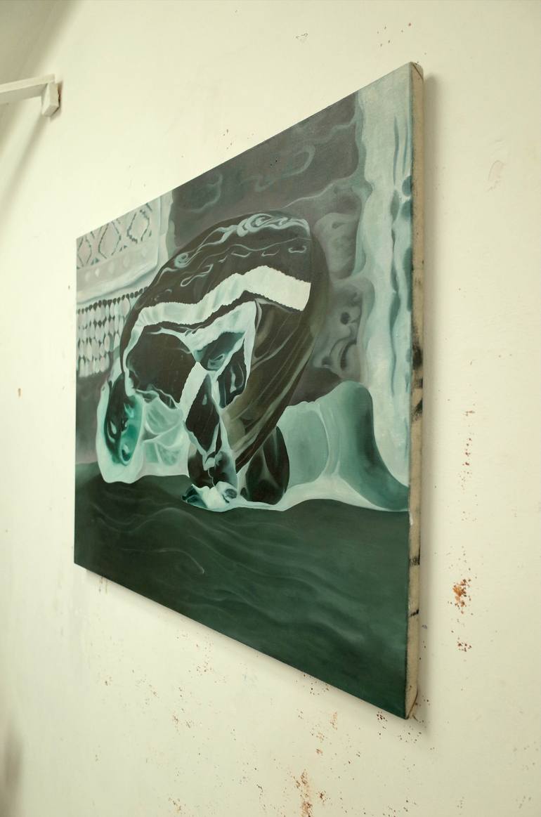 Original Figurative Cinema Painting by Adrian Novac