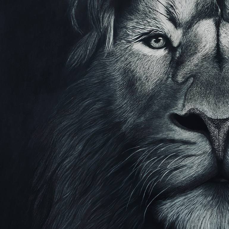 Original Realism Animal Drawing by Adarsh Dubey