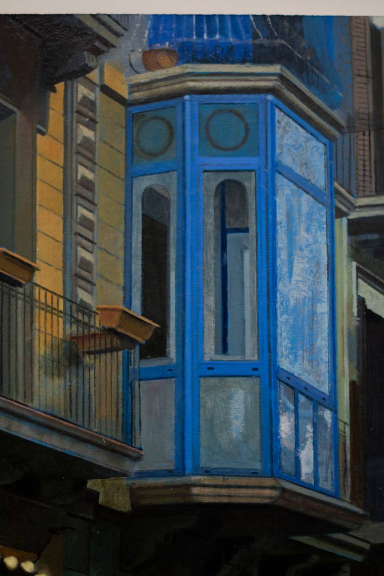 Original Contemporary Architecture Painting by Pep Encinas