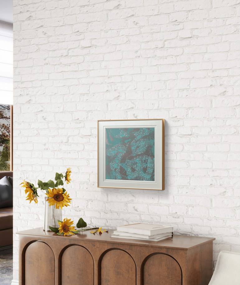 Original Abstract Calligraphy Painting by Svetlana Lamini
