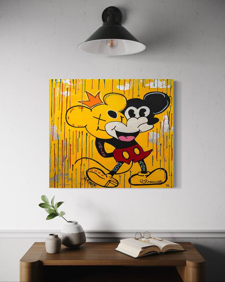 Original Pop Art Cartoon Paintings by Yaren Yardeniz