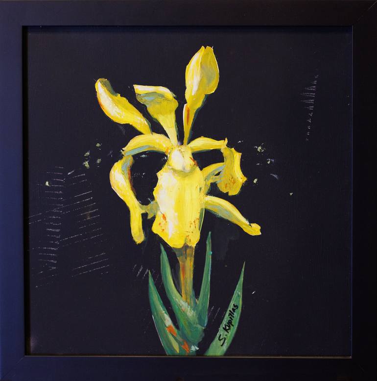 Original Abstract Floral Paintings by Sue Kupillas
