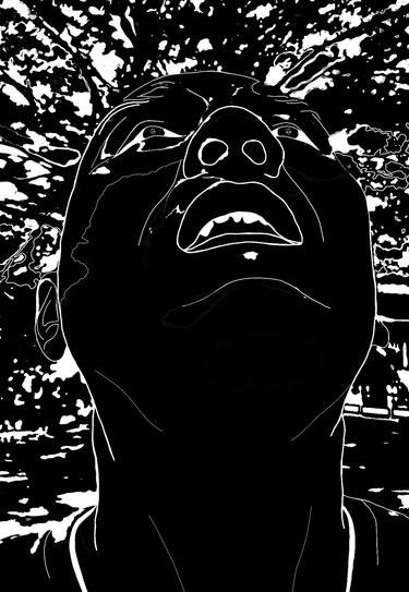 Original Abstract Expressionism People Digital by An Dy