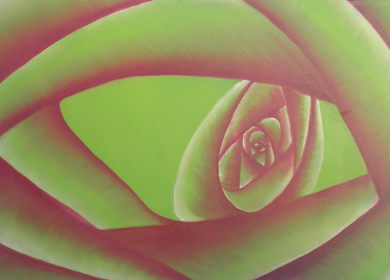 El ojo de la flor Painting by Mandy Godfrey Saatchi Art