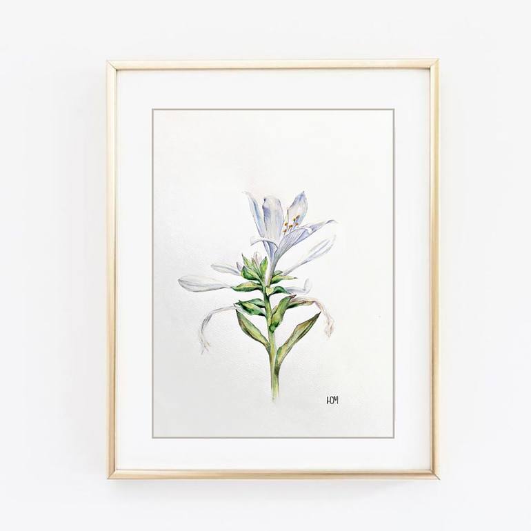 Original Realism Botanic Painting by Juliya Malikova