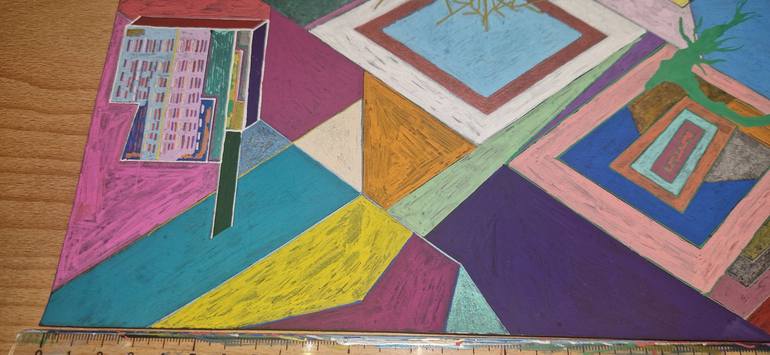 Original Abstract Geometric Drawing by Andras Horvath