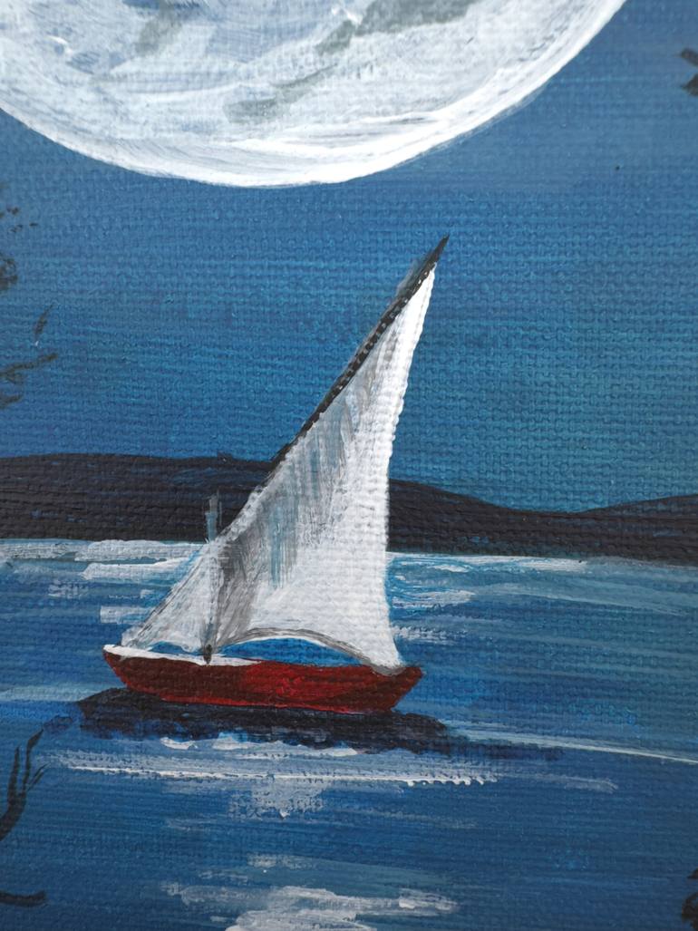 Original Impressionism Nature Painting by Anna Costiuc