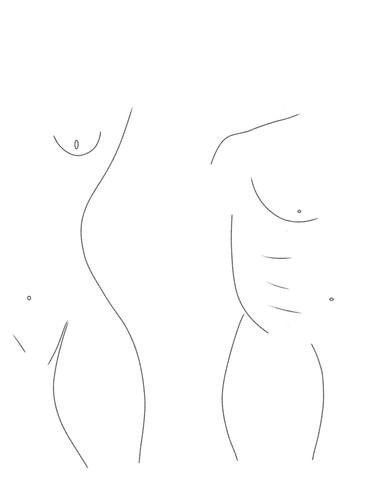 Original Art Deco Body Digital by Vyre Art