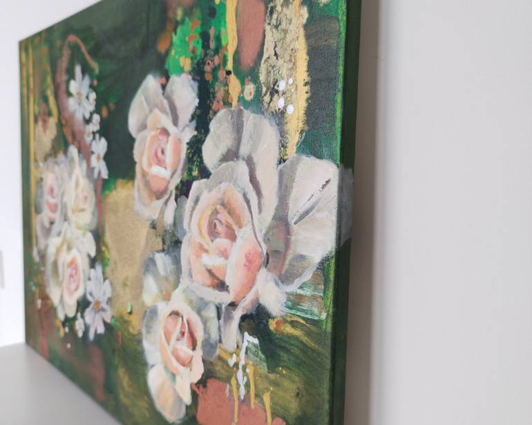 Original Contemporary Floral Painting by Saskia Jonkers