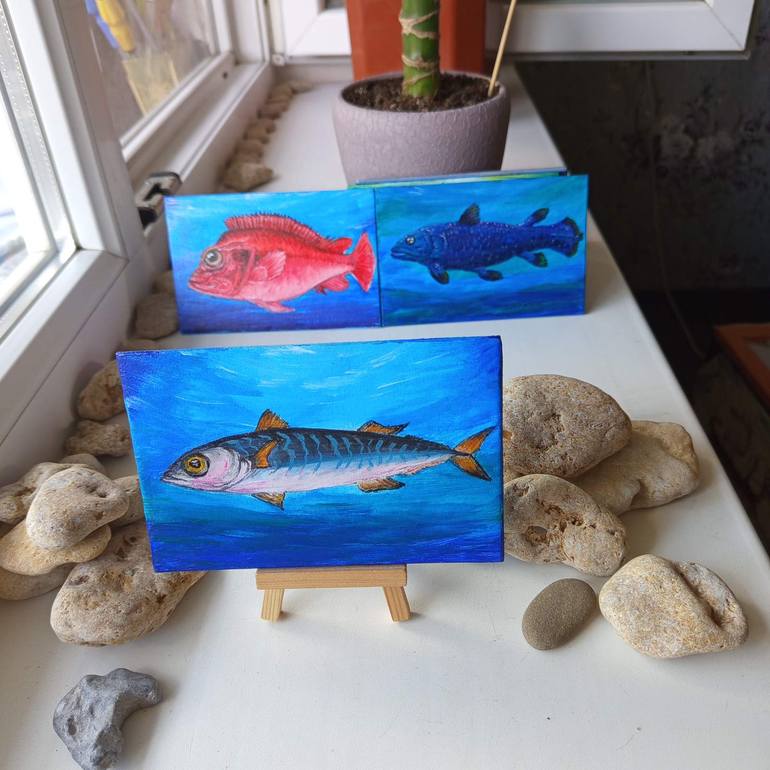Original Contemporary Animal Painting by Dina Tartynska