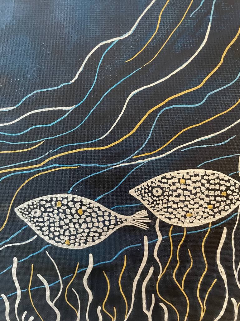 Original Minimalism Nature Painting by Oleg Pronin