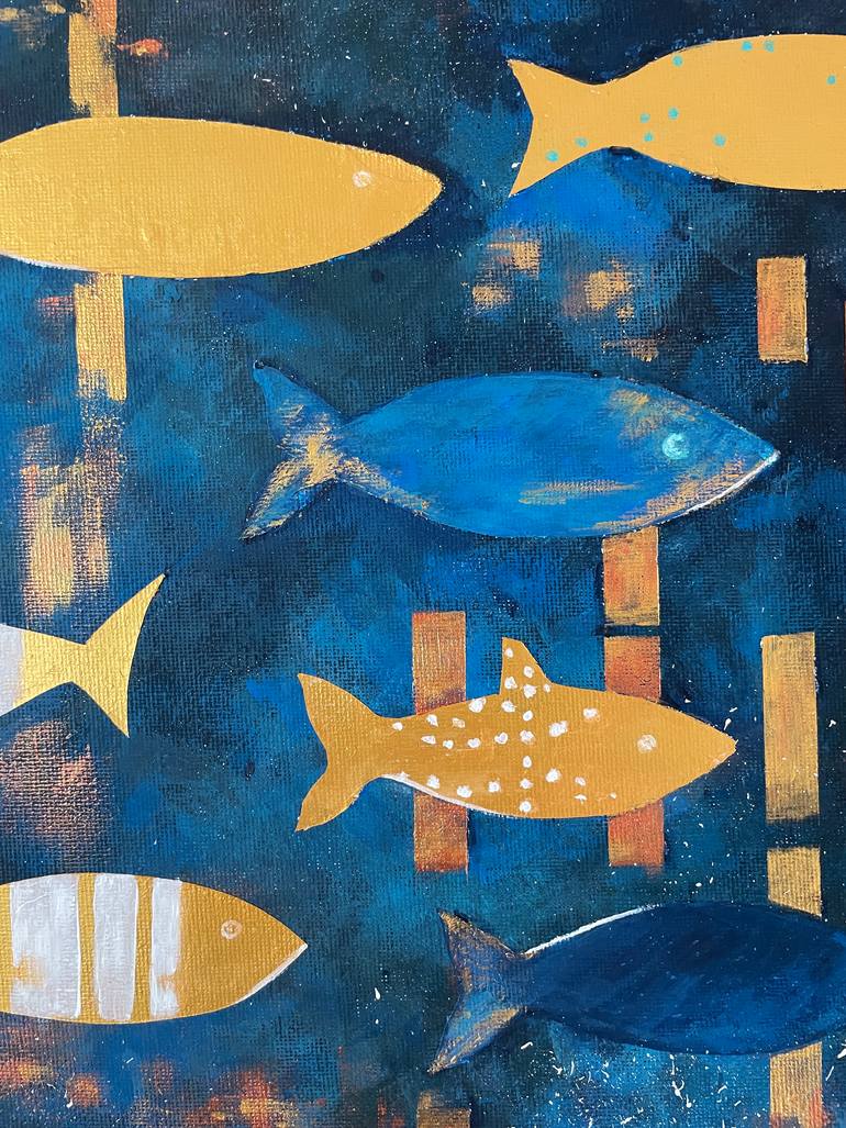 Original Minimalism Nature Painting by Oleg Pronin