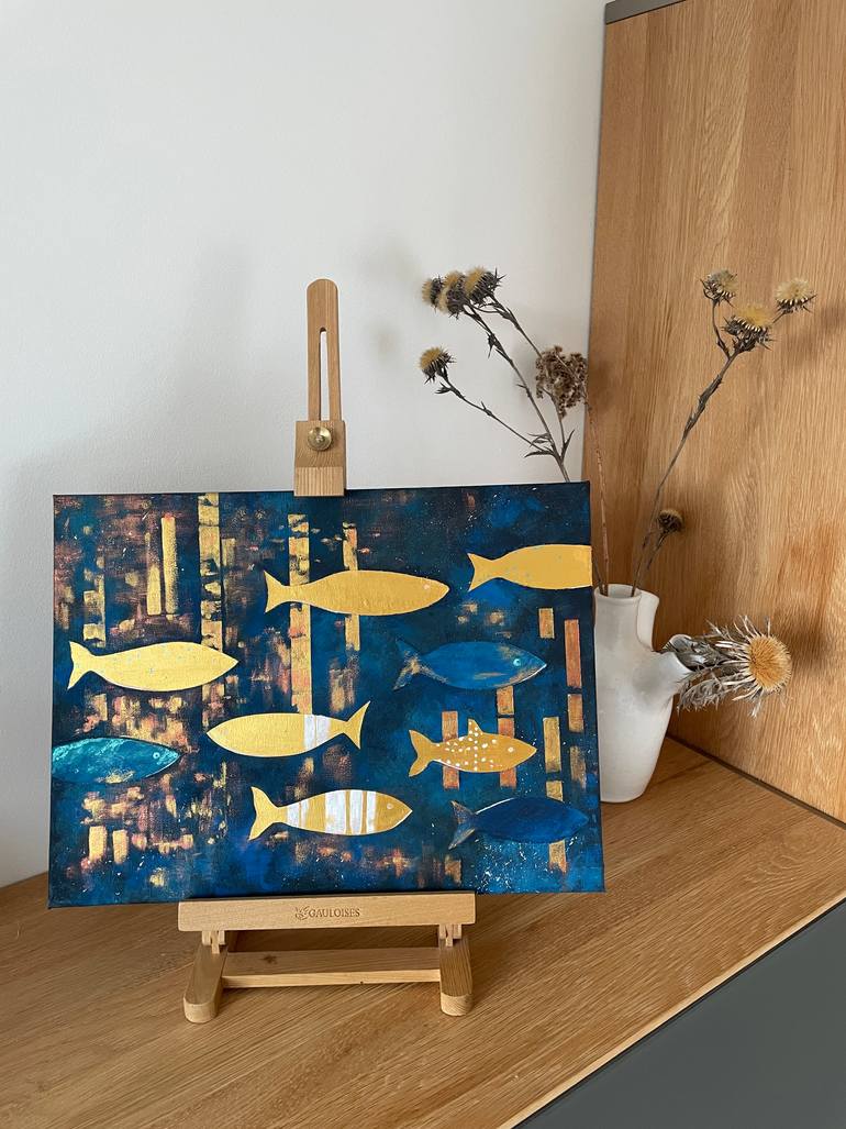 Original Minimalism Nature Painting by Oleg Pronin