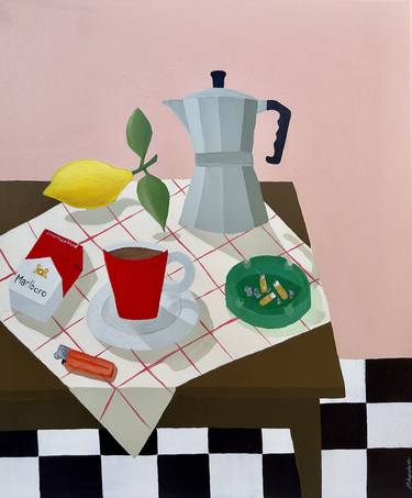 Print of Fauvism Food & Drink Paintings by Aleksei Blagodarev
