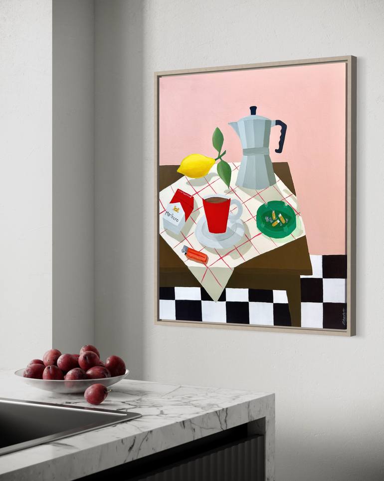 Original Fauvism Food & Drink Painting by Aleksei Blagodarev