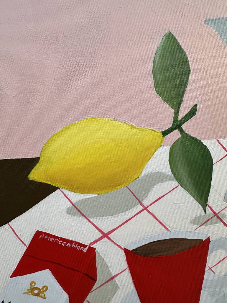 Original Fauvism Food & Drink Painting by Aleksei Blagodarev