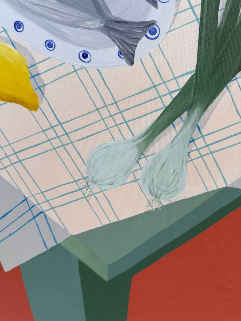 Original Abstract Expressionism Food & Drink Painting by Aleksei Blagodarev