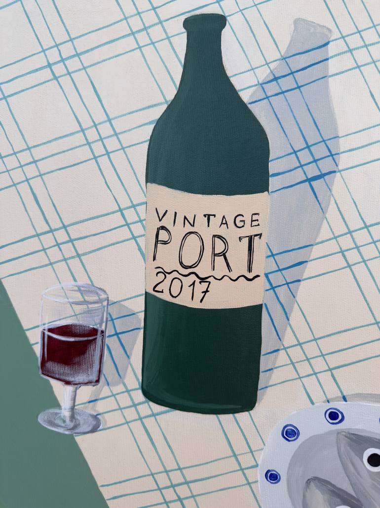 Original Abstract Expressionism Food & Drink Painting by Aleksei Blagodarev