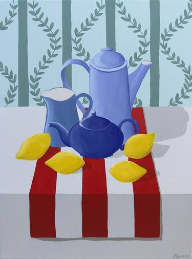 Print of Fauvism Food & Drink Paintings by Aleksei Blagodarev